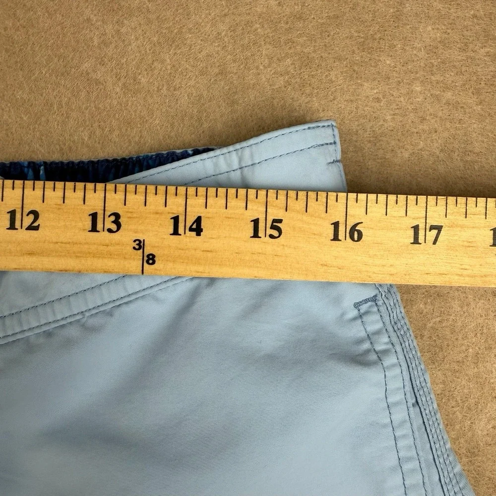 Polo Ralph Lauren Swimwear Men's L Blue Board Shorts Mesh Liner Cargo Drawstring